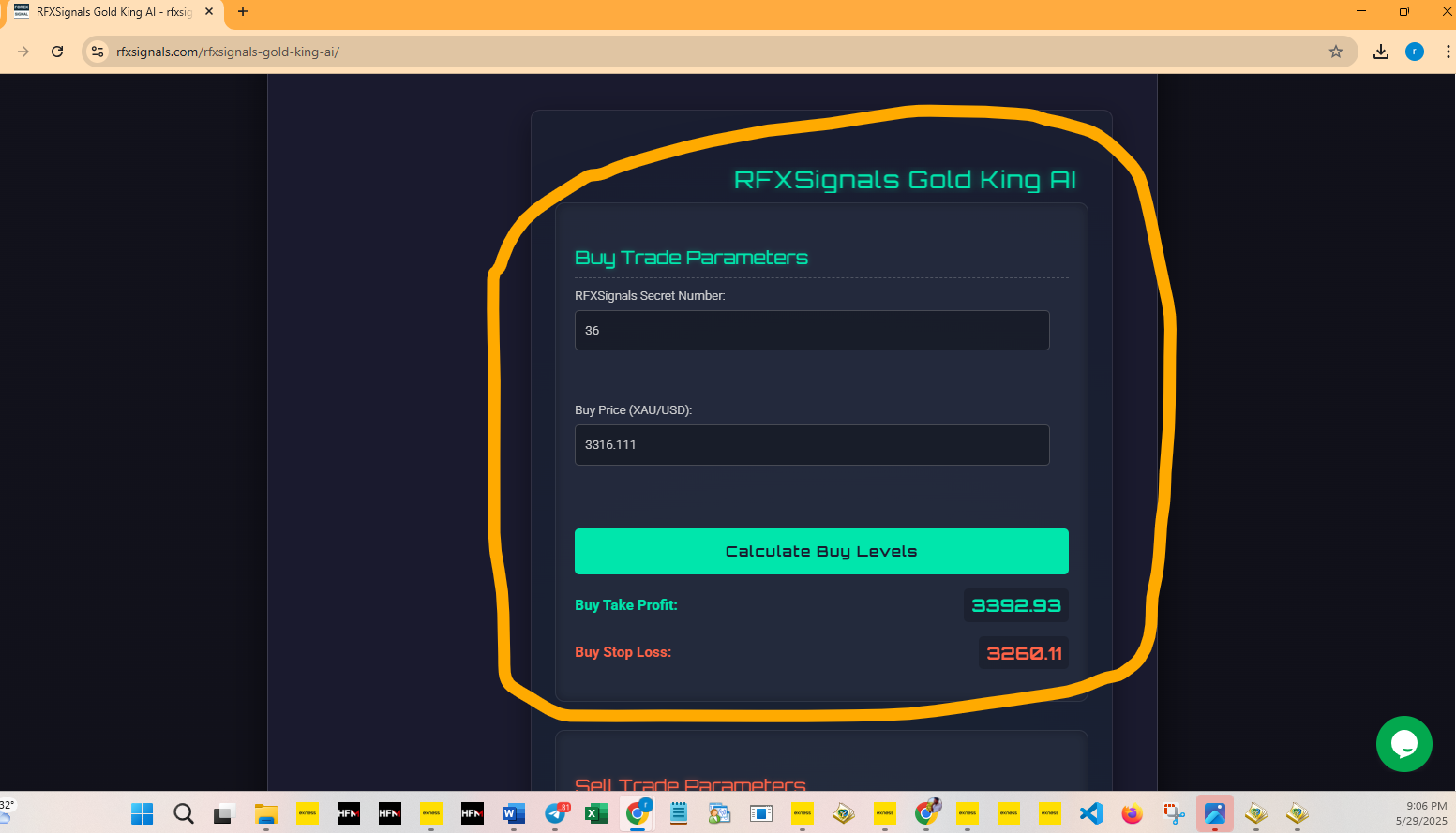 RFXSignals Gold King AI