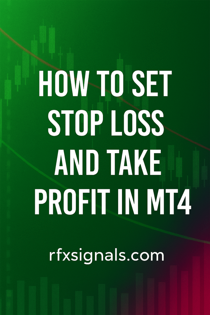 How to Set Stop Loss and Take Profit in MT4